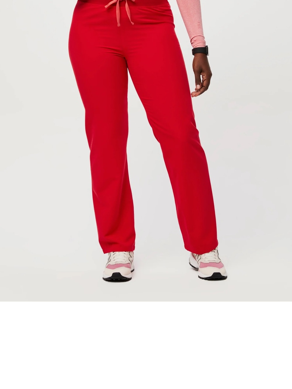 Figs Pop Red Livingston Pants